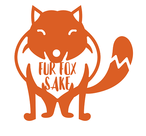 'Fur Fox Sake' car decal