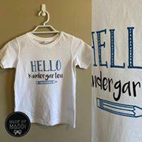 Boys 'Hello Kindergarten' T-shirt