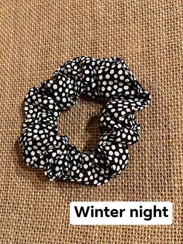Winter Night Scrunchie